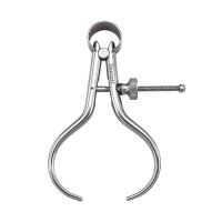 Starrett 275-3" Toolmakers' Outside Spring Caliper & Divider - Solid Nut
