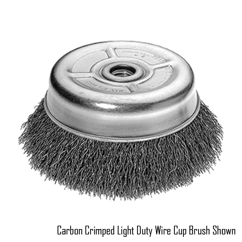 4 Nylon Wire Cup Brush - 5/8-11 Arbor Hole